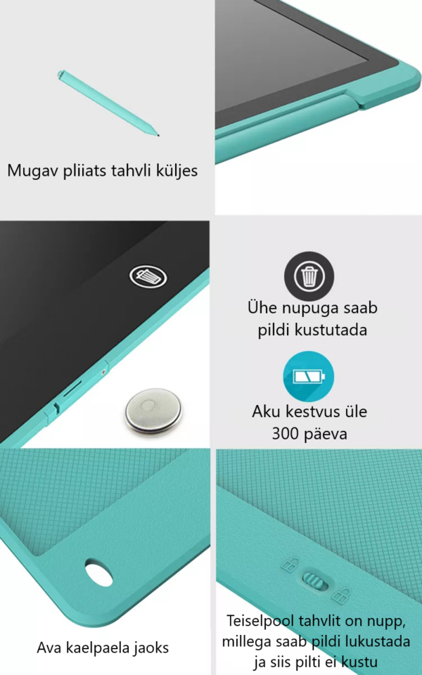 Äge 8,5 tolline LCD joonistustahvel - Image 4